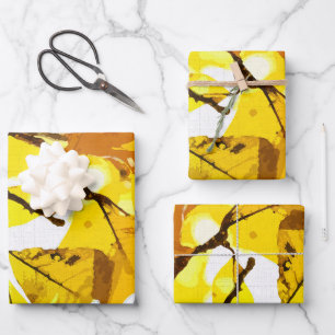 De Papier Cadeau Couleurs d'automne, feuille