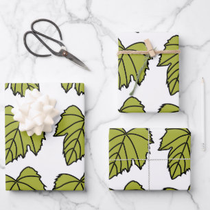 De Papier Cadeau Vigne verte Vigne Feuille