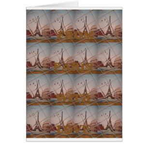 De Paris Avec amour bleu ciel couleurs