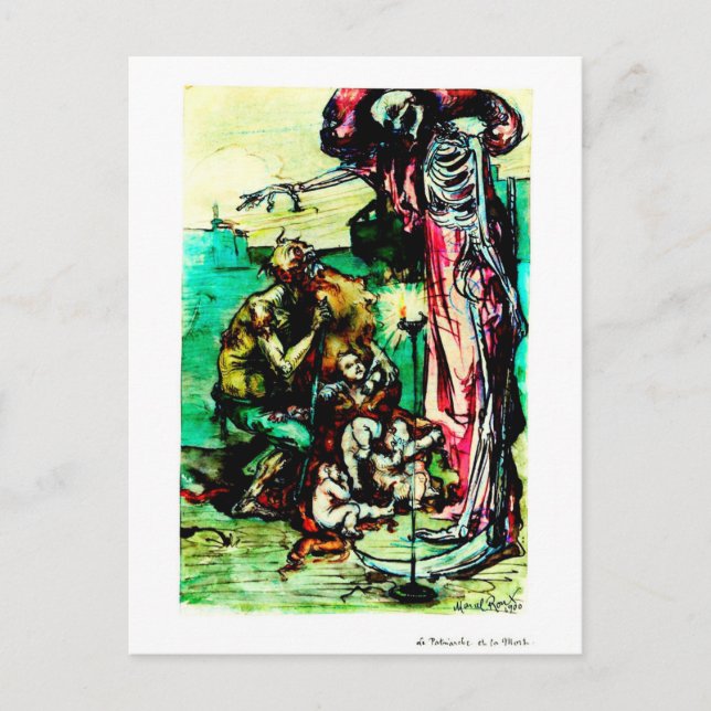 De Patriarche es la Morte Postkarte (Vorderseite)