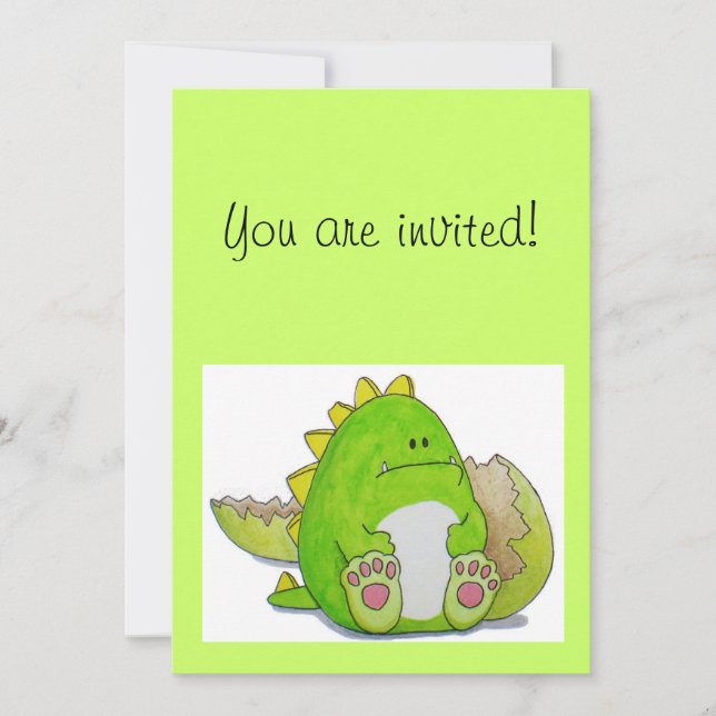 De pattes carte d'invitation de "Paul" ici (Devant)