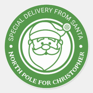 De Père Noël Stickers North Pôle Noël