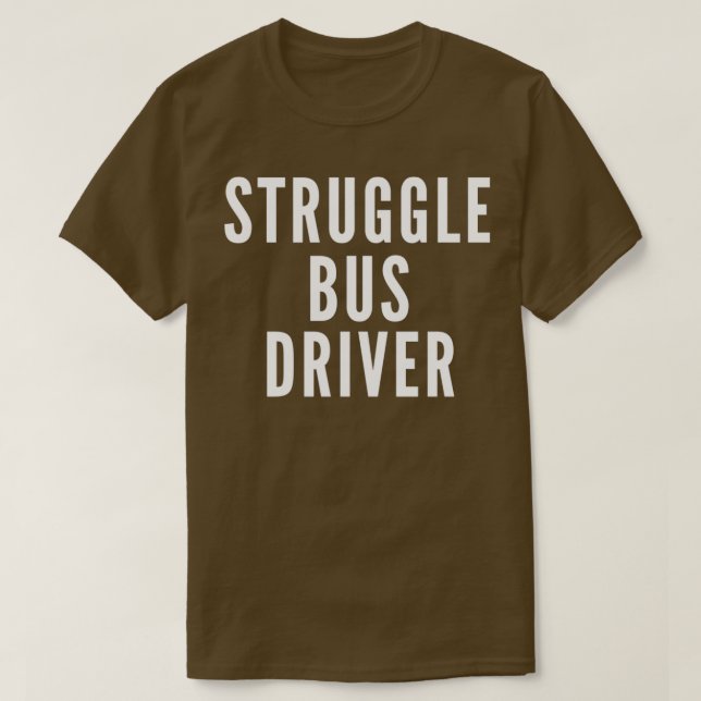 de pilote de bus de lutte classique TShirt (Design devant)