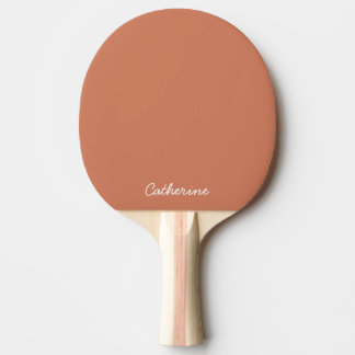 De Ping Pong Tendance Rustique Cuivre Personnalisé - Raquette d