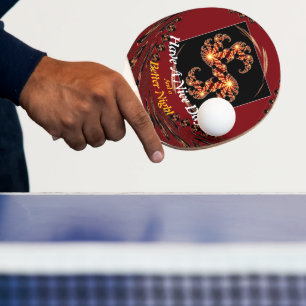 De Ping Pong Tourbillon Rouge : Puissance Dynamique & Raquette
