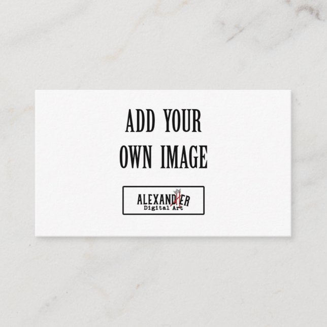 De Placement 2x3.5" Carte Horizontale Plate/ Nourriture à Plat (Devant)