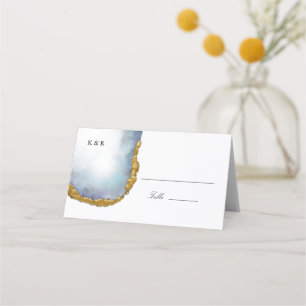 De Placement Agate Pearl Gold Mariage Carte Place