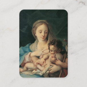 De Placement Baby Girl Baptismal Souvenir Carte Sainte