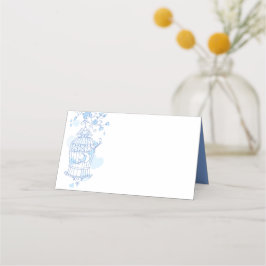 De Placement Blue birds open cage graphisme hébergeur carte