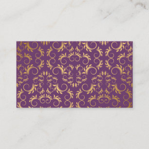 De Placement Carte 311-Golden diVine Eggplant Purple Place