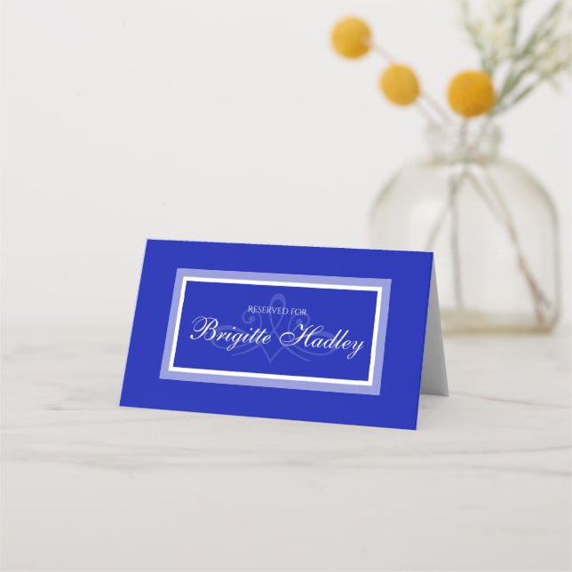 De Placement Carte bleue Cobalt (Devant)
