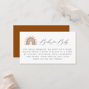 De Placement Carte Boho Rainbow Book