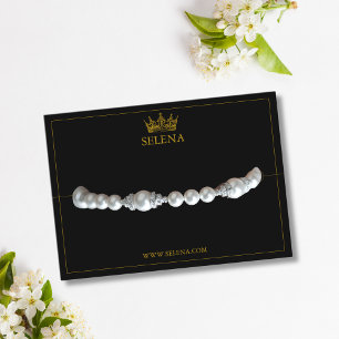 De Placement Carte d'affichage du bracelet Gold Crown