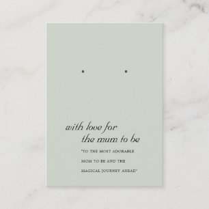 DE PLACEMENT CARTE D'AFFICHAGE GRAY GREEN MUM À RECEVOIR