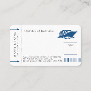 De Placement Carte d'embarquement pour croisière bleue