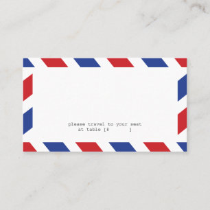De Placement Carte d'escorte d'avion