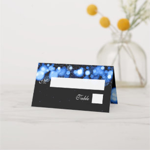 De Placement Carte d'escorte Élégant Mariage d'hiver Lumières B