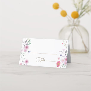 De Placement Carte fleur sauvage