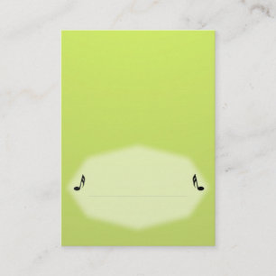 De Placement Carte Green Music Place