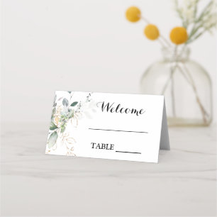 De Placement Carte mariage Eucalyptus verdoyante