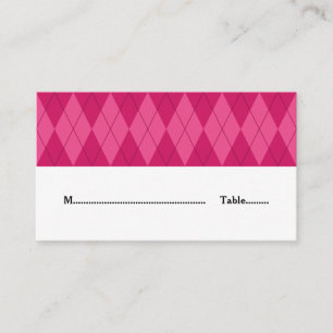 De Placement Carte Mariage Jacquard rose
