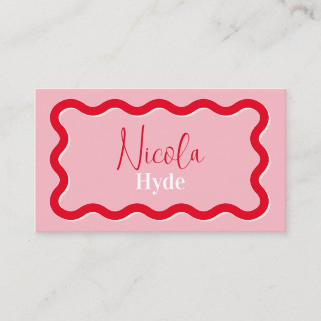De Placement Carte Mariage rose (Devant)