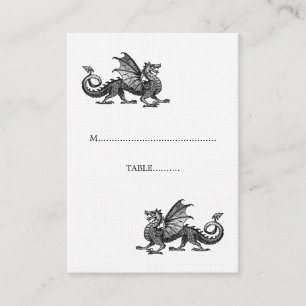 De Placement Carte Mariage Silver Dragon