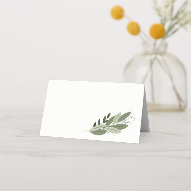 De Placement Carte mariage Sprigs Place (Devant)