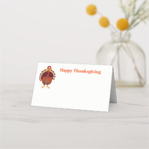 De Placement Carte Place Nom Thanksgiving
