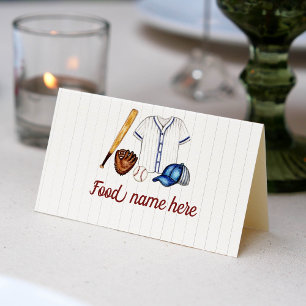 De Placement Carte Place Tente Baseball Anniversaire