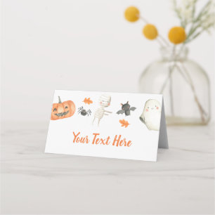 De Placement Carte pliée Little Boo pour Baby Shower