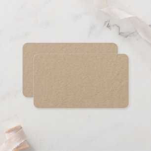 De Placement Carte Premium Kraft Round Place