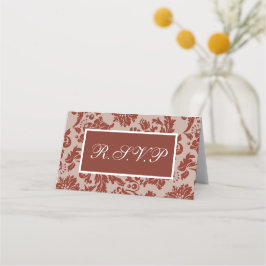 De Placement Carte r.s.v.p. personnalisée pour la protection co