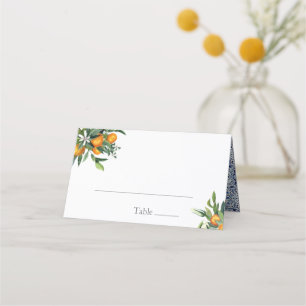 De Placement Citrus Carreaux méditerranéens Mariage Carte place