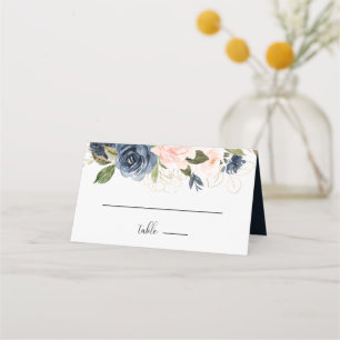 De Placement Exquise automne Floral Mariage Carte Place