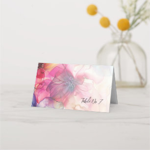De Placement Luxe Dramatique Rose Purples Extravagante Carte Pl