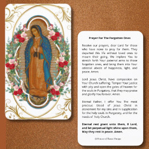 De Placement Religieux Guadalupe Purgatoire Prières Carte Saint