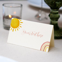 De Placement Super Sunshine Rainbow Place Carte Anniversaire