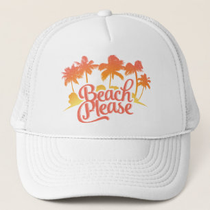 De plage casquette drôle de camionneur de citatio