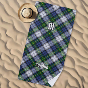 De Plage Clan Gordon Robe Tartan Beach Serviette