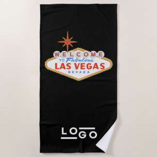 De Plage Las Vegas Logo Corporate Trade Show Pool Serviette