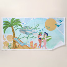 Serviette Beach Life