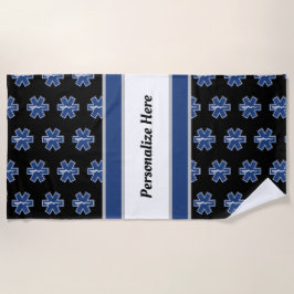 De Plage Serviette Logo Beach EMS d'urgence
