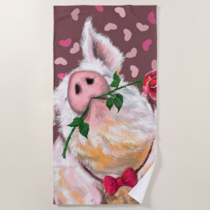 De Plage Valentine's Day Beach serviette cadeau Gentleman P