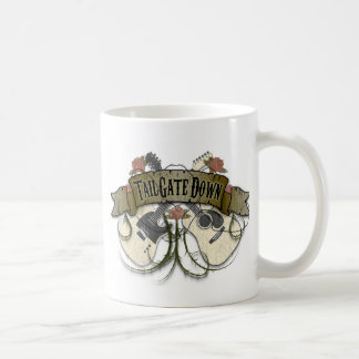 De porte à rabattement arrière tasse de café vers