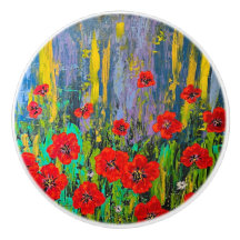 Poppies bouton tirer