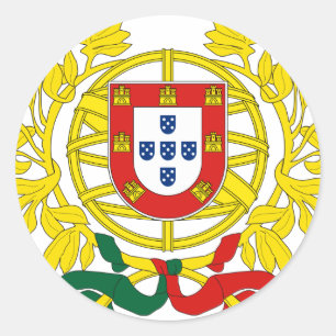 De Portugal Brasão de Armas (Wappen) Runder Aufkleber