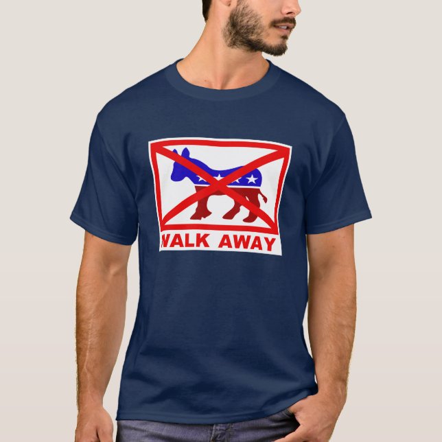 De promenade T-shirt politique populaire loin (Devant)