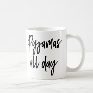 De pyjamas tasse de café toute la journée