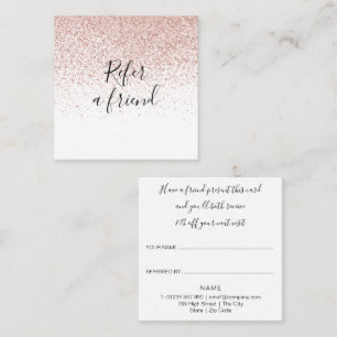 De Référencement Carte clientele moderne en écriture cursive avec p